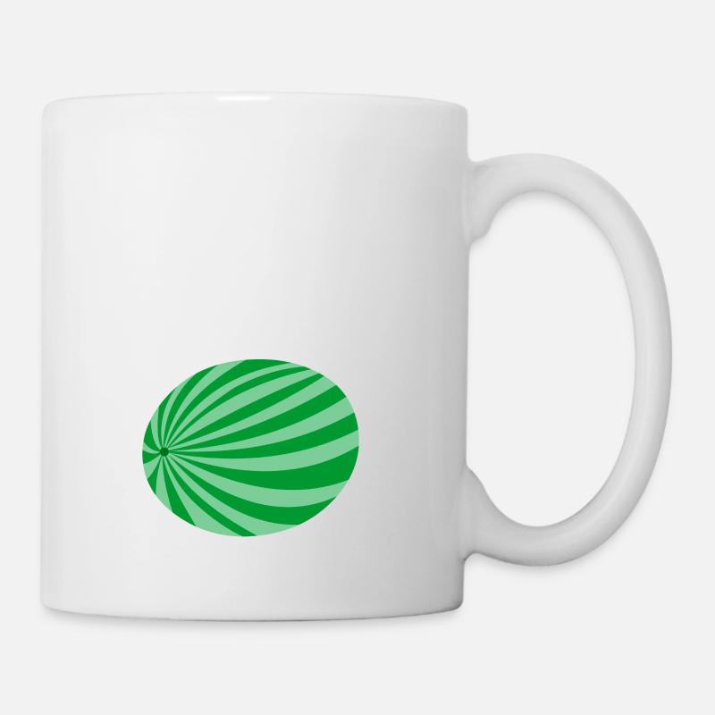 Je portais une pastèque / cadeau - Mug blanc - blanc