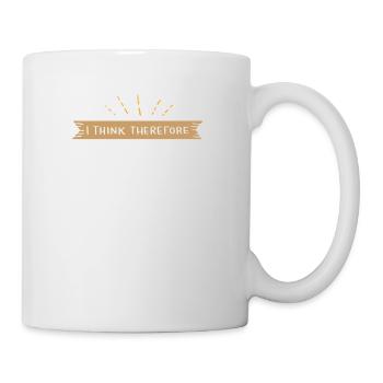 Atheist Atheismus Freidenker T-Shirt Geschenk - Tasse - Weiß - Rechts