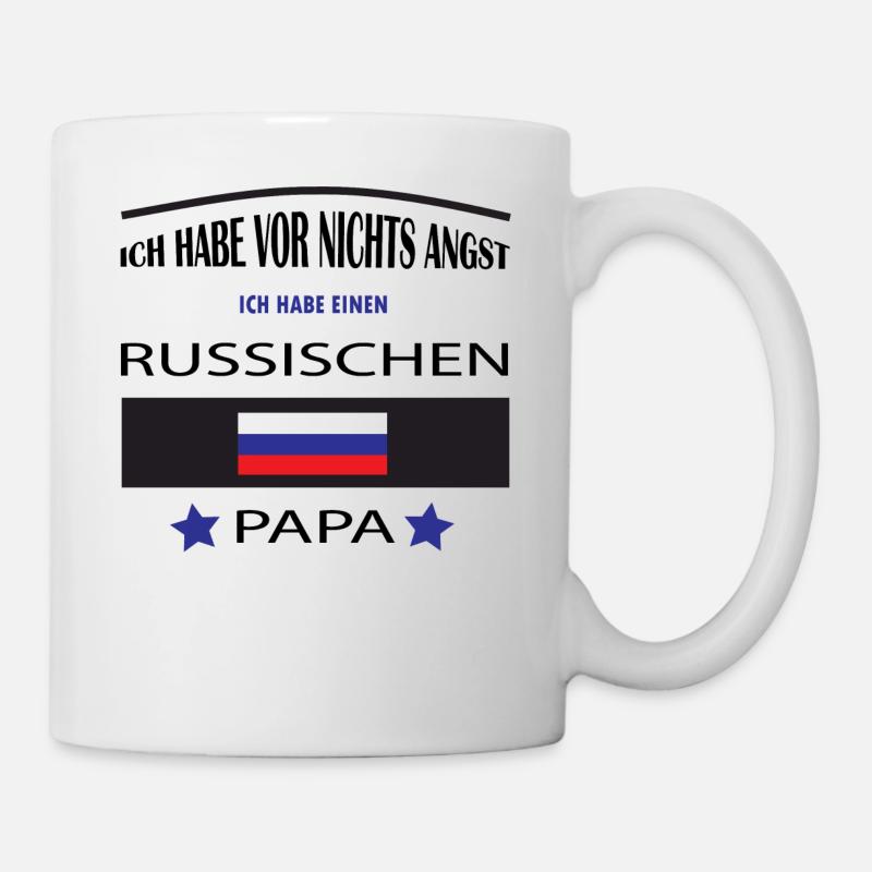 RUSSISCHER PAPA - Tasse - Weiß