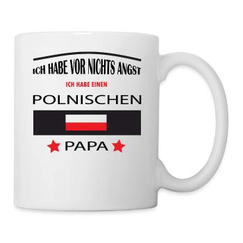 POLNISCHER PAPA - Tasse - Weiß - Rechts