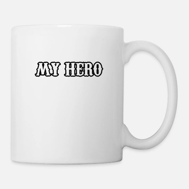Vater Himmel Held Papa Dad Vatertag Geschenk - Tasse - Weiß