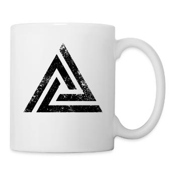 TRIANGLES TRIANGLE GRUNGE - Mug - white - Right