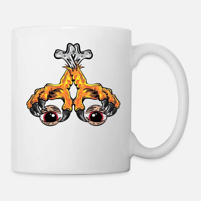 poulet - Mug blanc - blanc