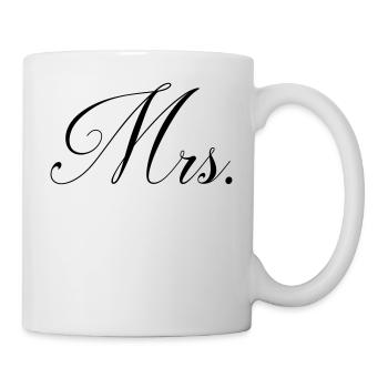 Mrs ! Miss ! Geschenk Sprüche - Tasse - Weiß - Rechts