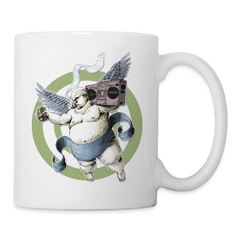 Bad-Beerdrinking-Angel - Mug - white - Right