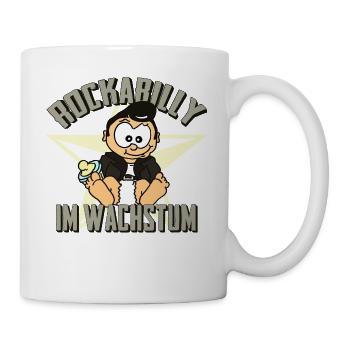 Rockabilly im Wachstum - Tasse - Weiß - Rechts