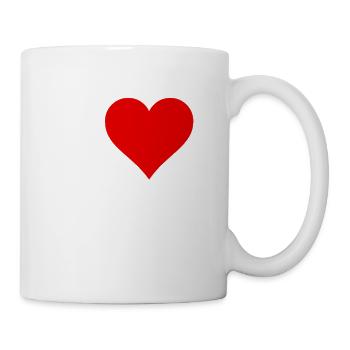J'adore les livres de conception - Mug blanc - blanc - Droite