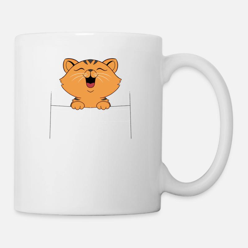 orange kitten - Mug - white