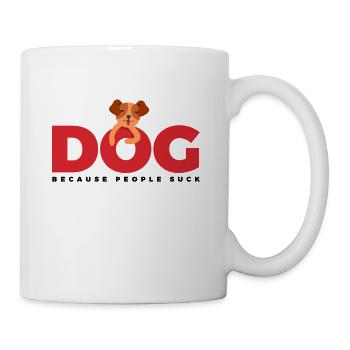 Toutous chemise animal - Mug blanc - blanc - Droite