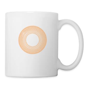 Orange cycle - Mug - white - Right