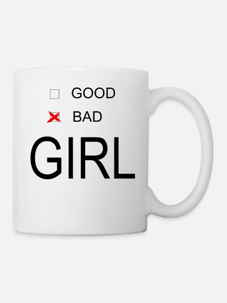 Bad Girl - Tasse - Weiß