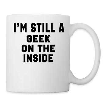 Im encore un geek à l'intérieur - Mug blanc - blanc - Droite