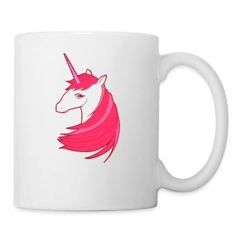 La dernière licorne rouge - Mug blanc - blanc - Droite