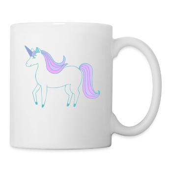 Das süße letzte Einhorn - Tasse - Weiß - Rechts