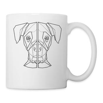 dackel shirt hunde freund geschenk - Tasse - Weiß - Rechts