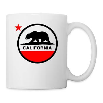 California Circle Flag - Mug - white - Right
