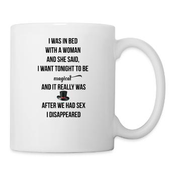 J'étais au lit avec une femme - Mug blanc - blanc - Droite