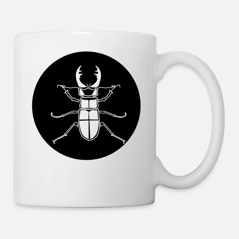 stag beetle - Mug - white