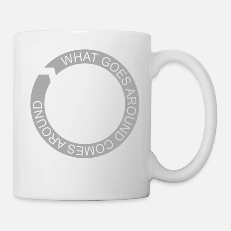 AUTOUR DE QUOI GOES - Mug blanc - blanc