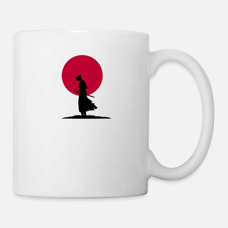 Samurai and Sun - Mug - white