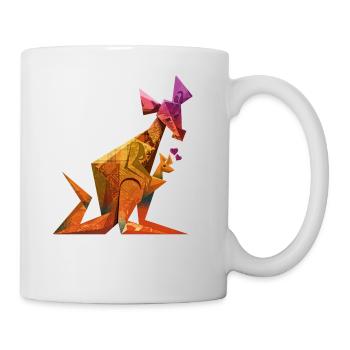 kangourou - Mug blanc - blanc - Droite