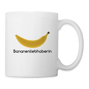 Bananenliebhaberin Geschenkidee - Tasse - Weiß - Rechts