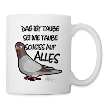 Kaka Taube - Tasse - Weiß - Rechts