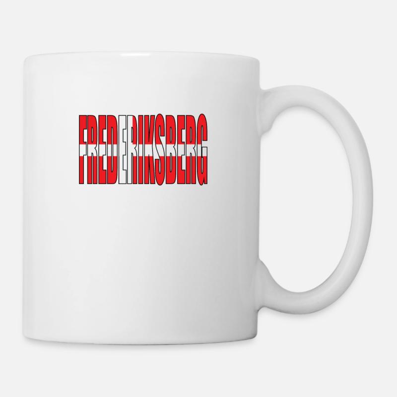 FREDERIKSBERG DÄNEMARK - Tasse - Weiß