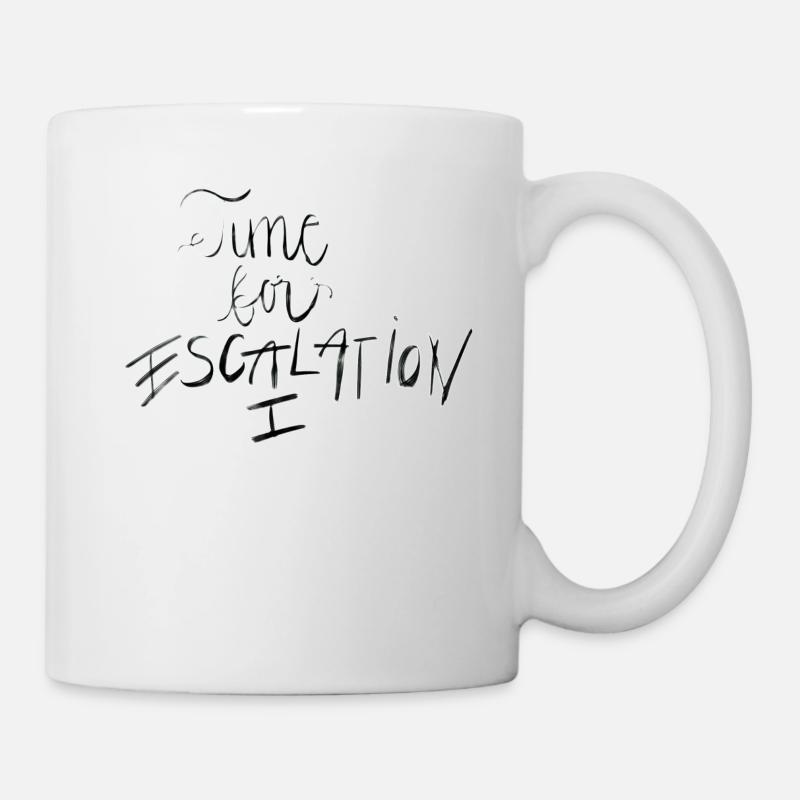 Time for Escalation - Tasse - Weiß