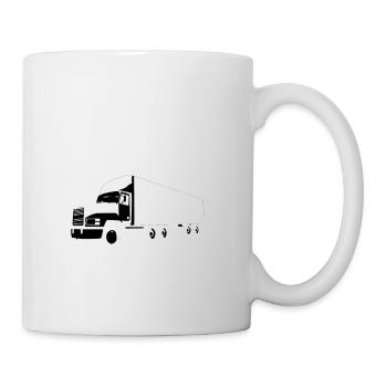 LKW-Fahrer - Beruf Spruch Disponent Geschenk - Tasse - Weiß - Rechts