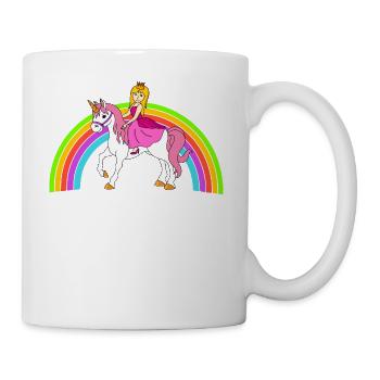 Einhorn - Tasse - Weiß - Rechts