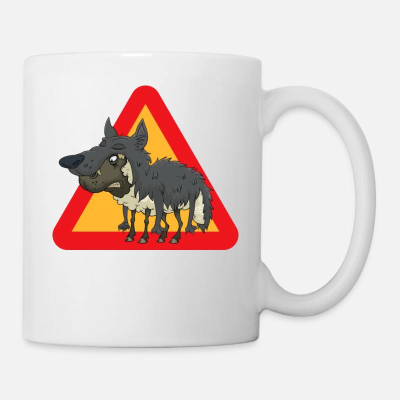 moutons Loup - Mug blanc - blanc