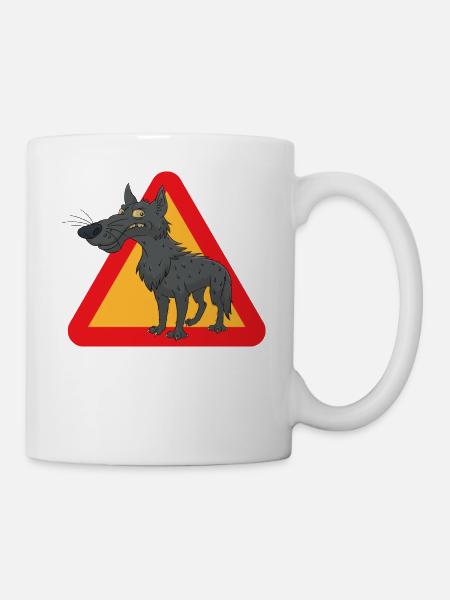 Wolf - Tasse - Weiß