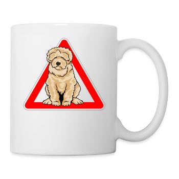 Labradoodle Goldendoodle Doodle Hund - Tasse - Weiß - Rechts