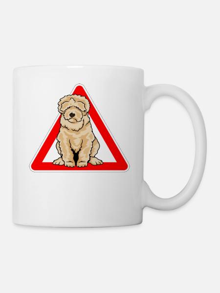 Labradoodle Goldendoodle Doodle Dog - Mug - white