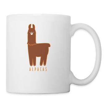 I just freaking love Alpakas Lustiges Geschenk - Tasse - Weiß - Rechts