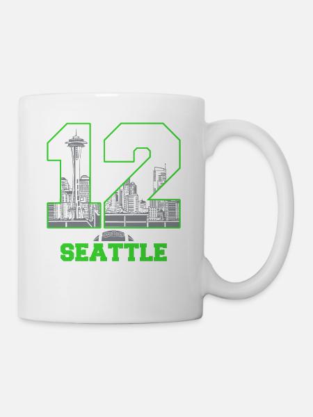 Twelve Seattle 12 Seattle - Tasse - Weiß