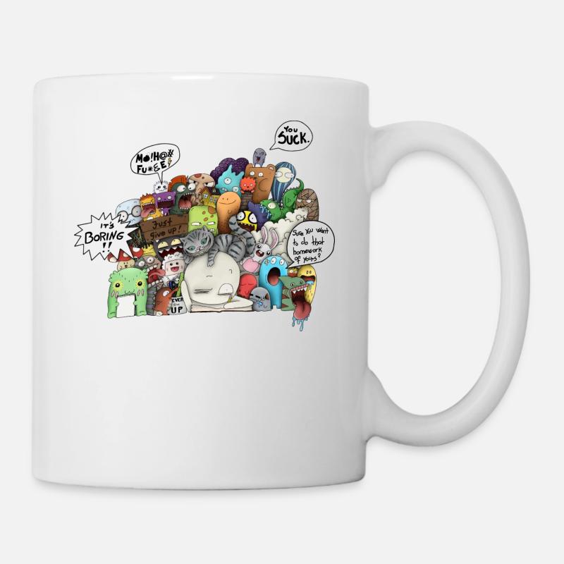 concentration - Mug blanc - blanc