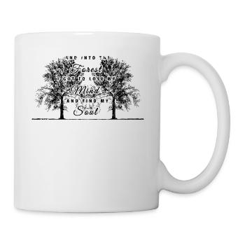 Baum Wald Lebensbaum Geschenk Spiritual Bäume - Tasse - Weiß - Rechts