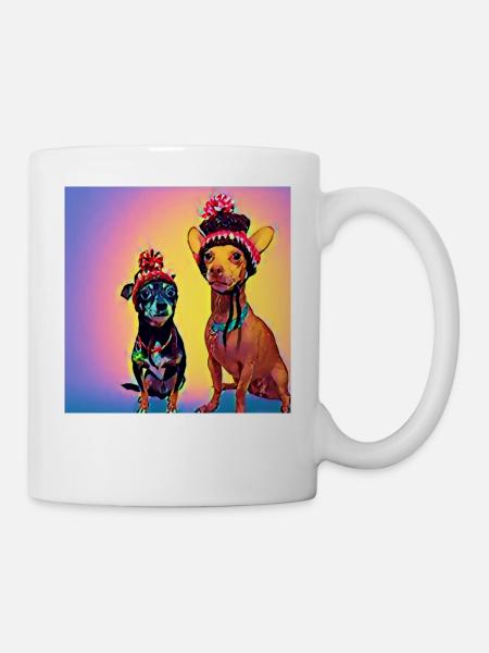 Pop-Art - Tasse - Weiß