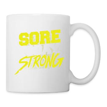 Fitness Score Today Strong Tomorrow - Mug - white - Right