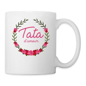 Tata d'amour - Mug blanc - blanc - Droite