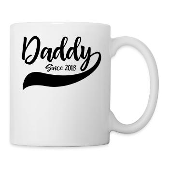 Daddy Since 2018 - Tasse - Weiß - Rechts