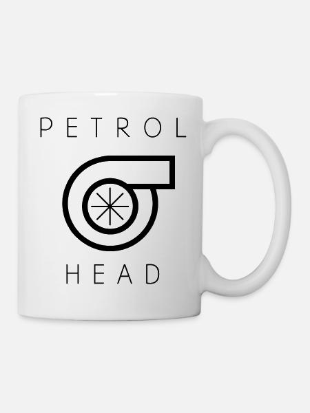 Petrolhead - gasoline in the blood - Mug - white