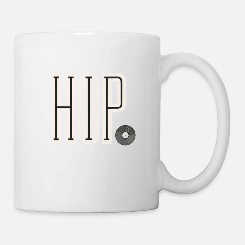 hip hop - Tasse - Weiß