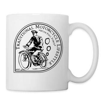 Traditional Motorcycle Lifestyle - Mug - white - Right