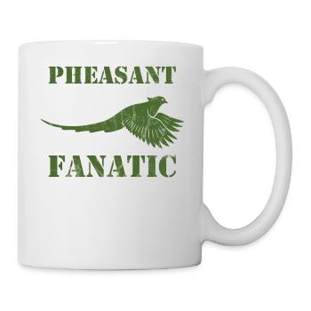La chasse, les chasseurs, Halali, cadeau, chemise, faisan - Mug blanc - blanc - Droite