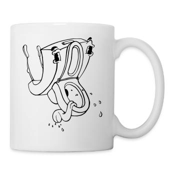 Crazy Toilet - Mug - white - Right