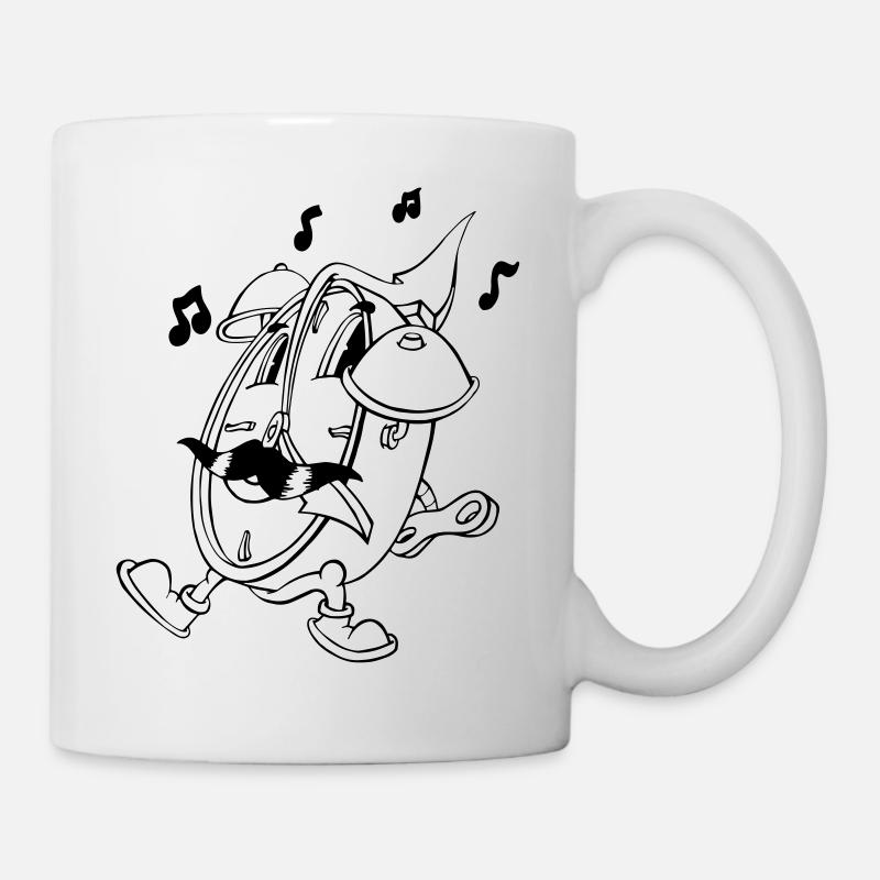 Réveil fou - Mug blanc - blanc
