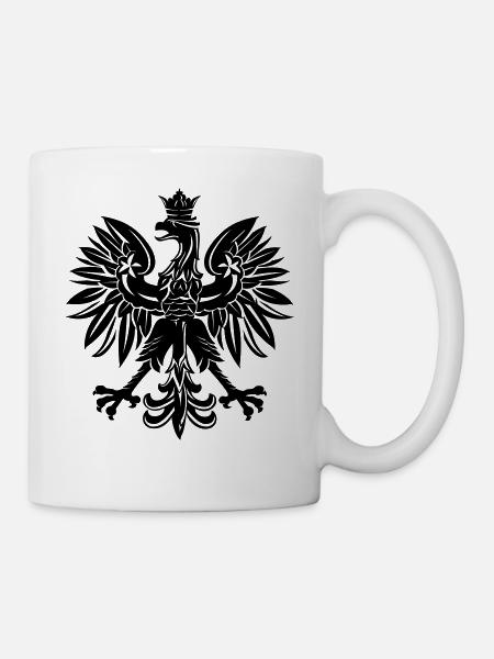 Polska Polen Adler Wappen - Tasse - Weiß